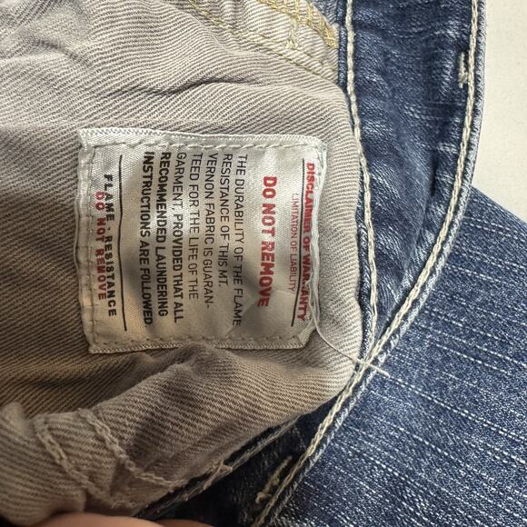 Ariat FR Flame Resistant Womens 28R Midrise Boot Cut CAT 2 Work Pant Denim Jeans - Picture 6 of 12